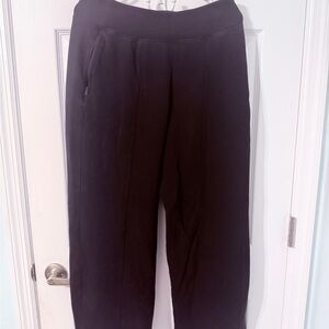 Black Wide Leg Athleta Sweatpants Size M